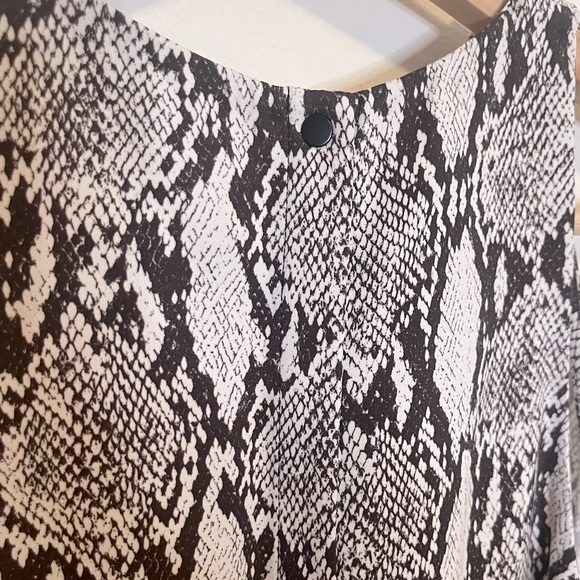 A.L.C. Anise Snake Print Sleeveless Blouse - Picture 6 of 11